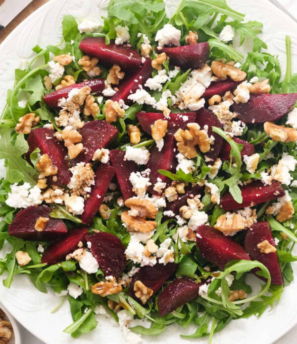 Roasted Beet & Quinoa Salad w/ Lemon Ginger Dressing (Serves 2)