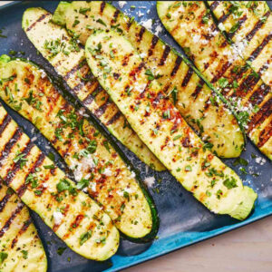 Grilled Herb Zucchini( Serves 2)