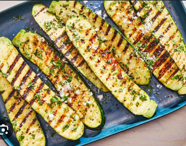 Grilled Herb Zucchini( Serves 2)