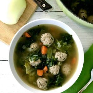 Italian Wedding Soup (GF) Serves 2