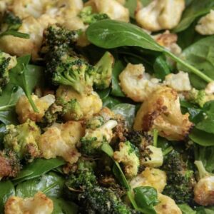 Warm Broccoli & Cauliflower Salad(Serves 2)